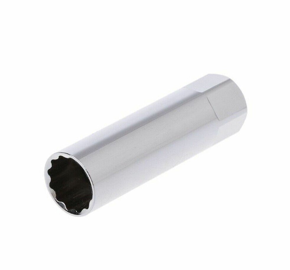 1 Pcs 14mm Magnetic Spark Plug Socket Thin Wall 3/8″ Drive 12 Point Removal Tool