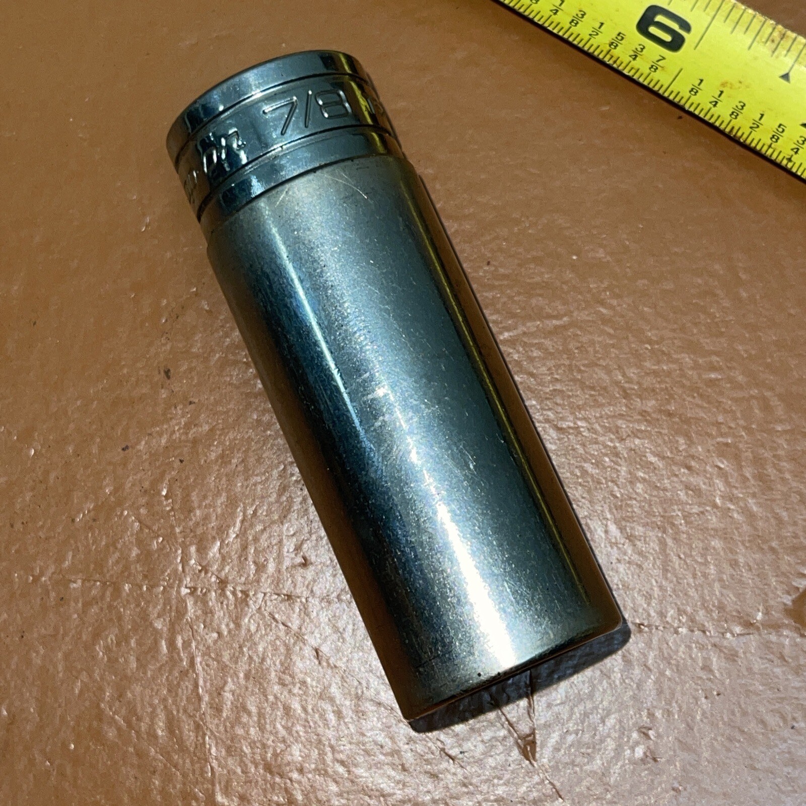 Snap on Tools USA TS281 7/8 In SAE 1/2 Drive 6 Point Deep Socket