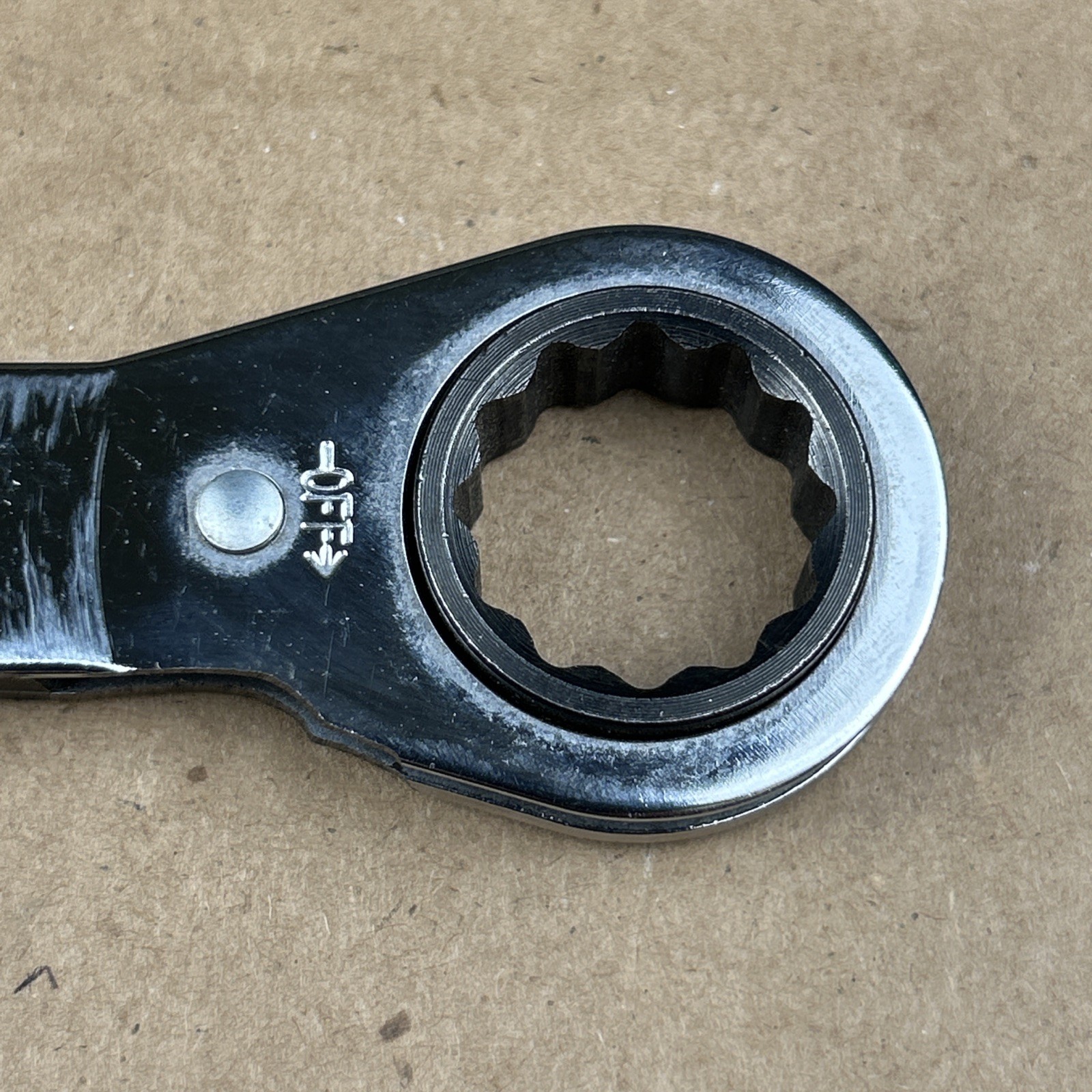 Craftsman 5/8» x 3/4» SAE Ratcheting Box End Wrench Chrome 42164 USA