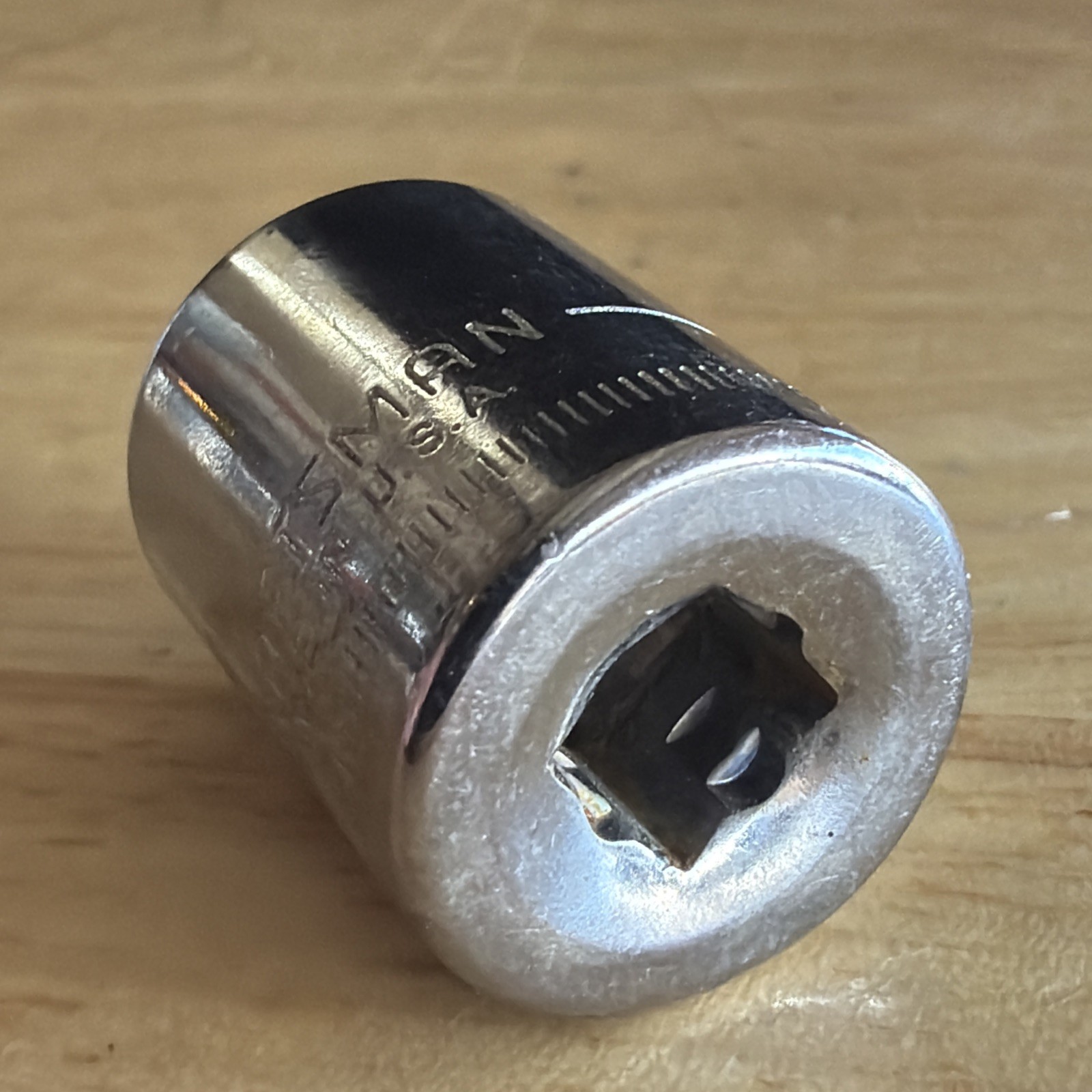 Craftsman 13mm Shallow Socket 1/4″ Drive 6 Point Inverted G1 Series 43514 USA
