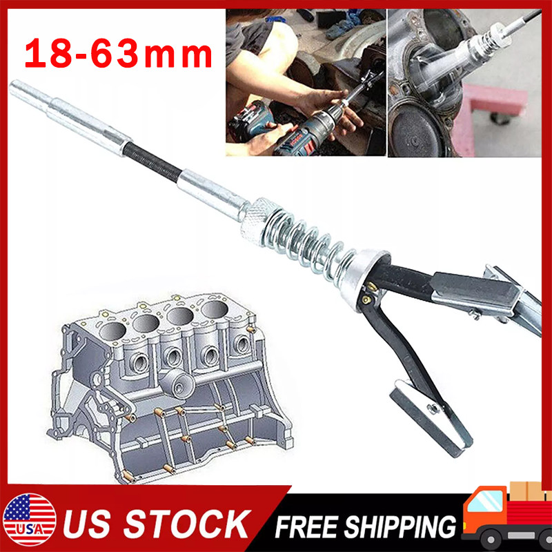 1pc 1/8″ Wide Car-Engine Brake-Cylinder Hone Flex Shaft Bore Honing Tool 18-63mm