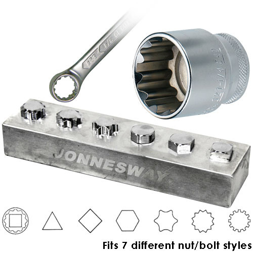 Jonnesway 27Pcs S68H4127S Professional MULTIFIT Tool Socket Set Sae/Metric/Torx