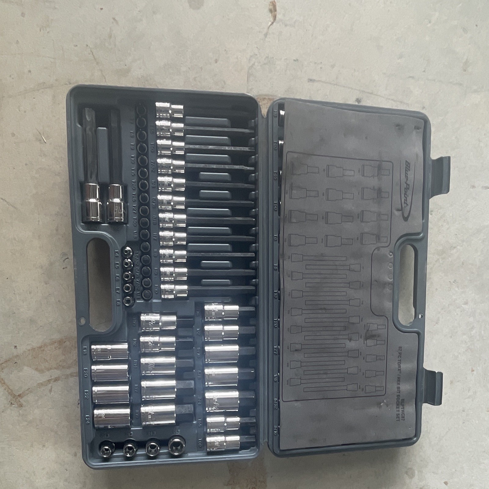 87 pc Combination Drive TORX® and Hex Bit Socket Set (Blue-Point®) BLPTHC87