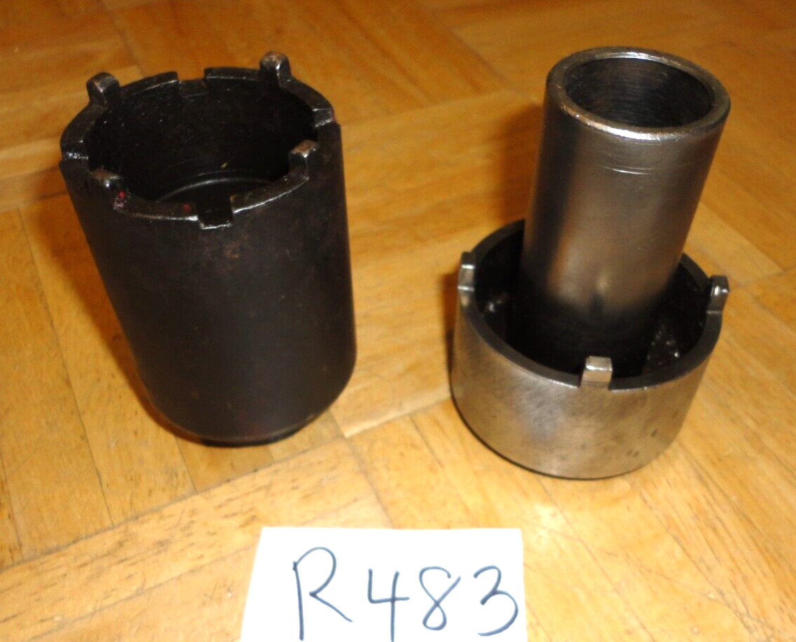 SNAP-ON TOOLS 2 PIECE 1/2 DRIVE AXLE NUT 4 LUG & 4 LUG SAE. SPANNER SOCKETS