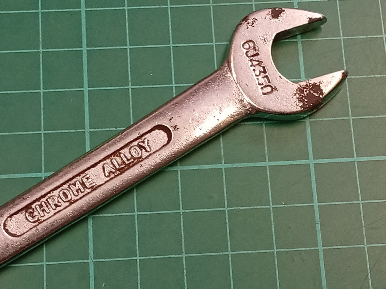 Vintage BRITOOL 6J4350, 7/16″ x 1/2″ AF, Open Ended Spanner, Made In England