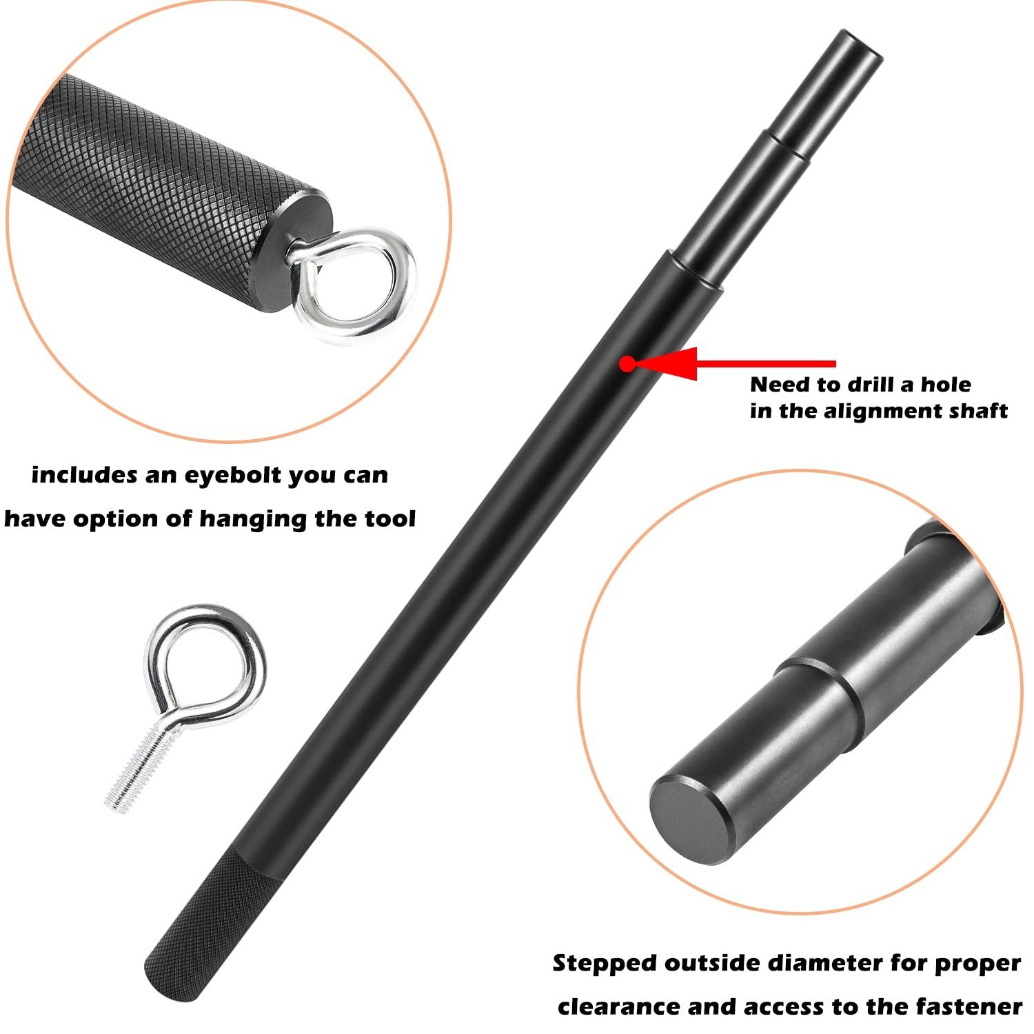 Gimbal Bearing Puller Remover & Installer Tool Set for Engine Alignment – Mercru