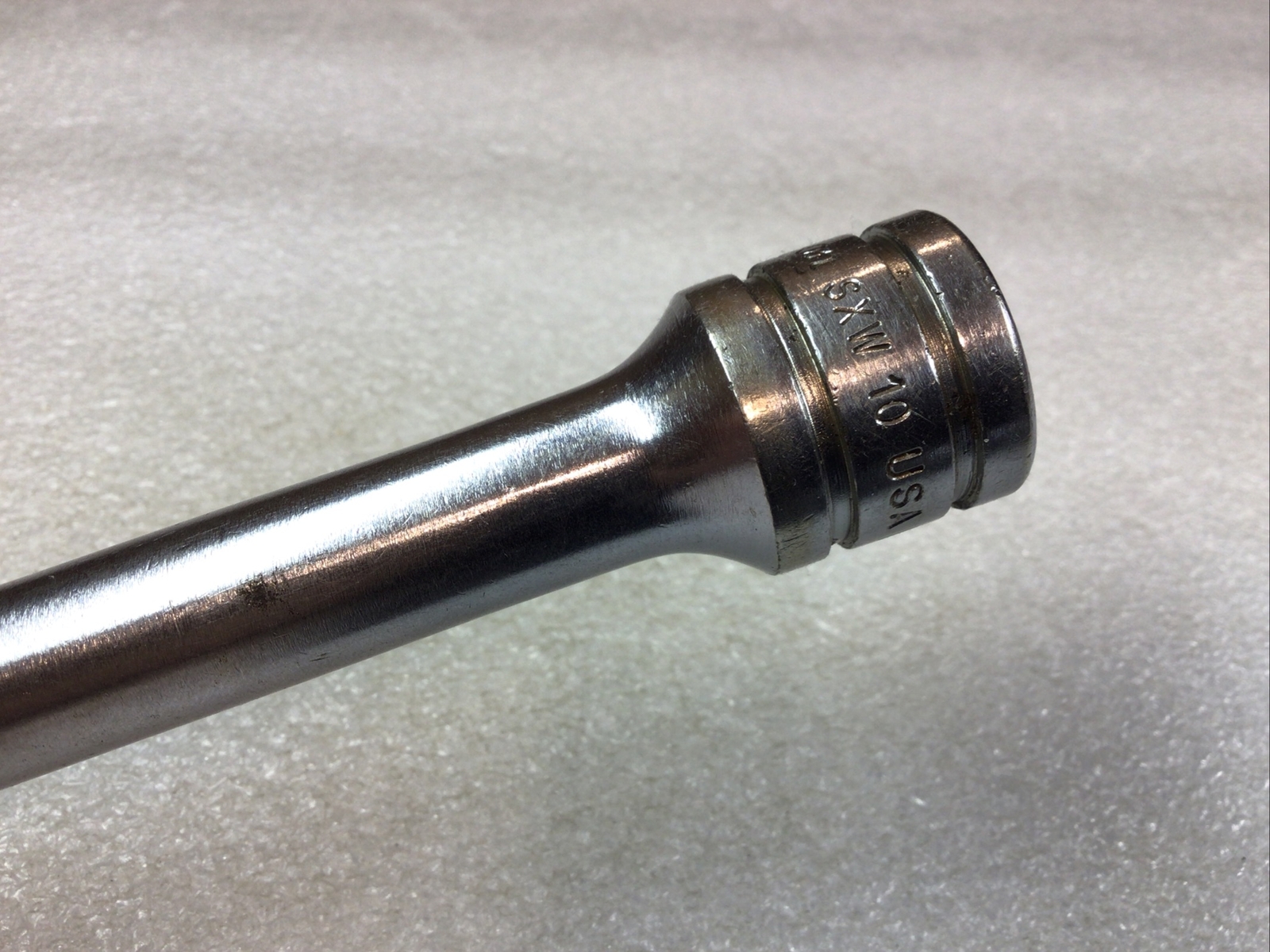Snap On#SXW10 – Chrome, 10”Long, 1/2″ Dr., Wobble, Socket, Ratchet Extension-USA