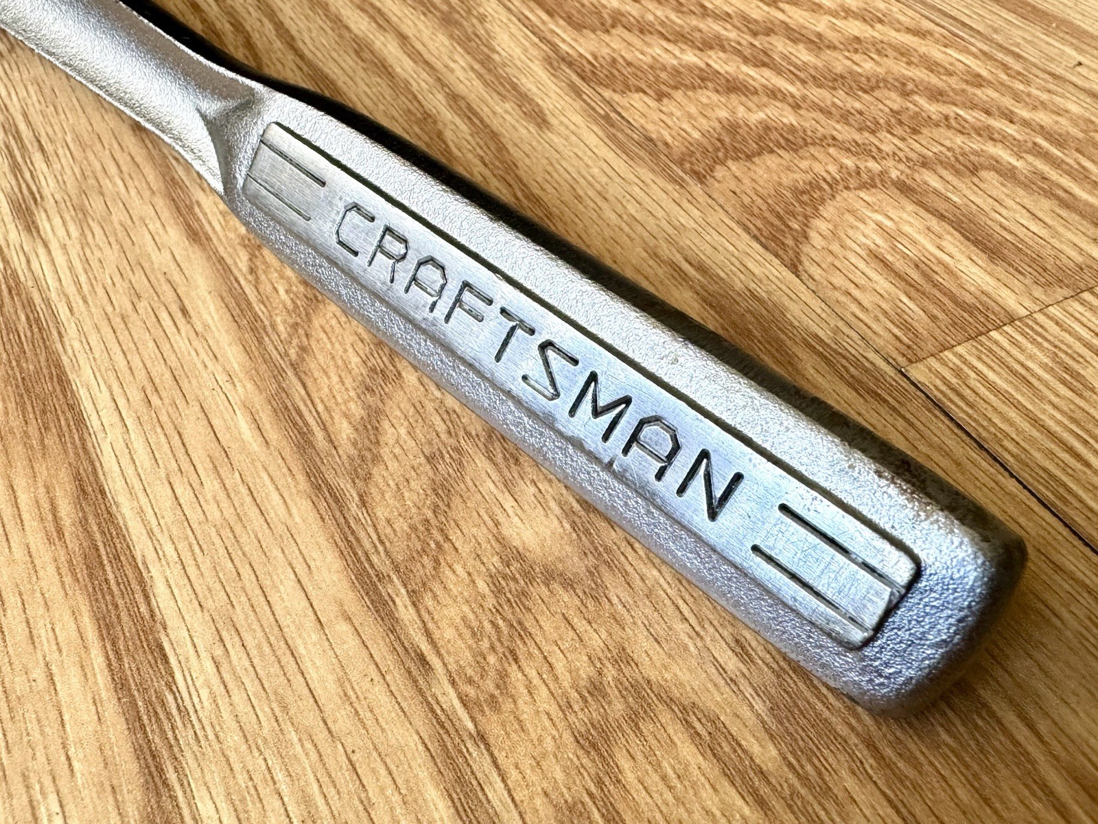 Vtg Craftsman 1/2” Drive Ratchet -VF-44985 =Forged In USA Quick Release 10.25”