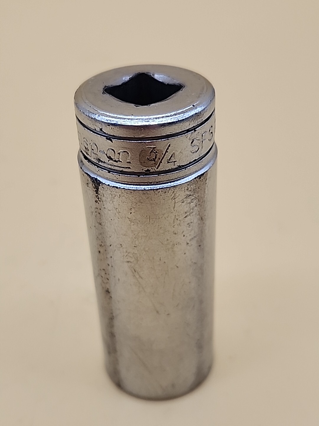 Snap-on Tools 3/8″ Drive 6-Point 3/4″ Flank Drive Deep Socket SFS241 USA