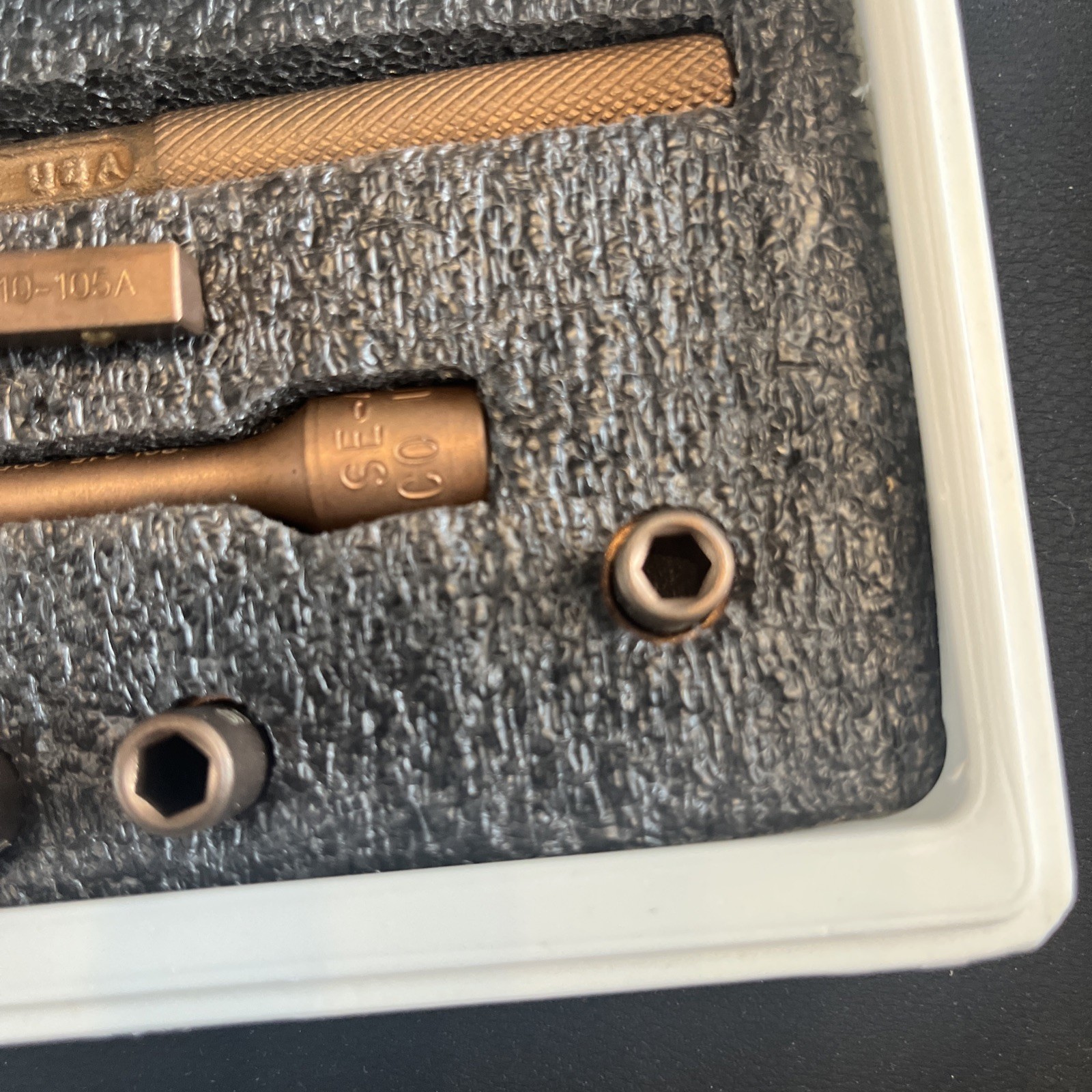 Berylco 1/4” Drive Beryllium Copper Non-Sparking Socket Set 3/16”–7/16”