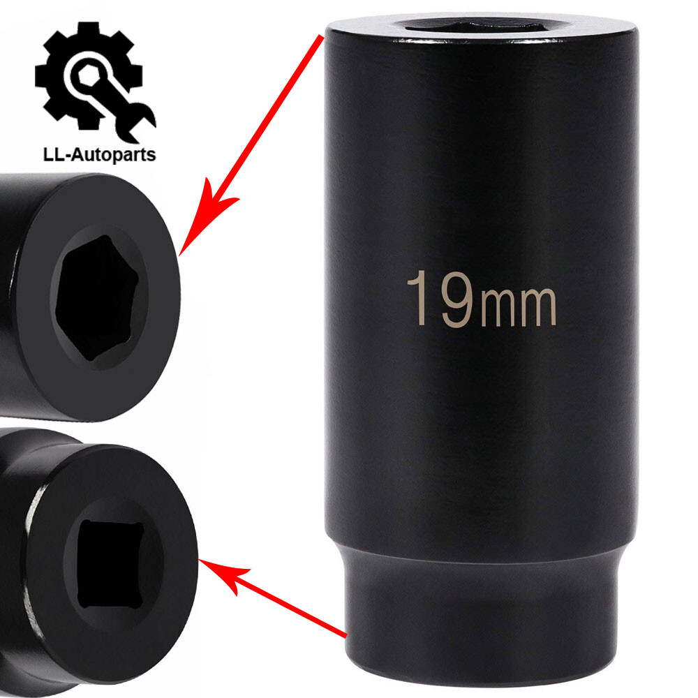 19mm Harmonic Balancer Impact Socket Pulley Damper Bolt Tool for Honda Engines