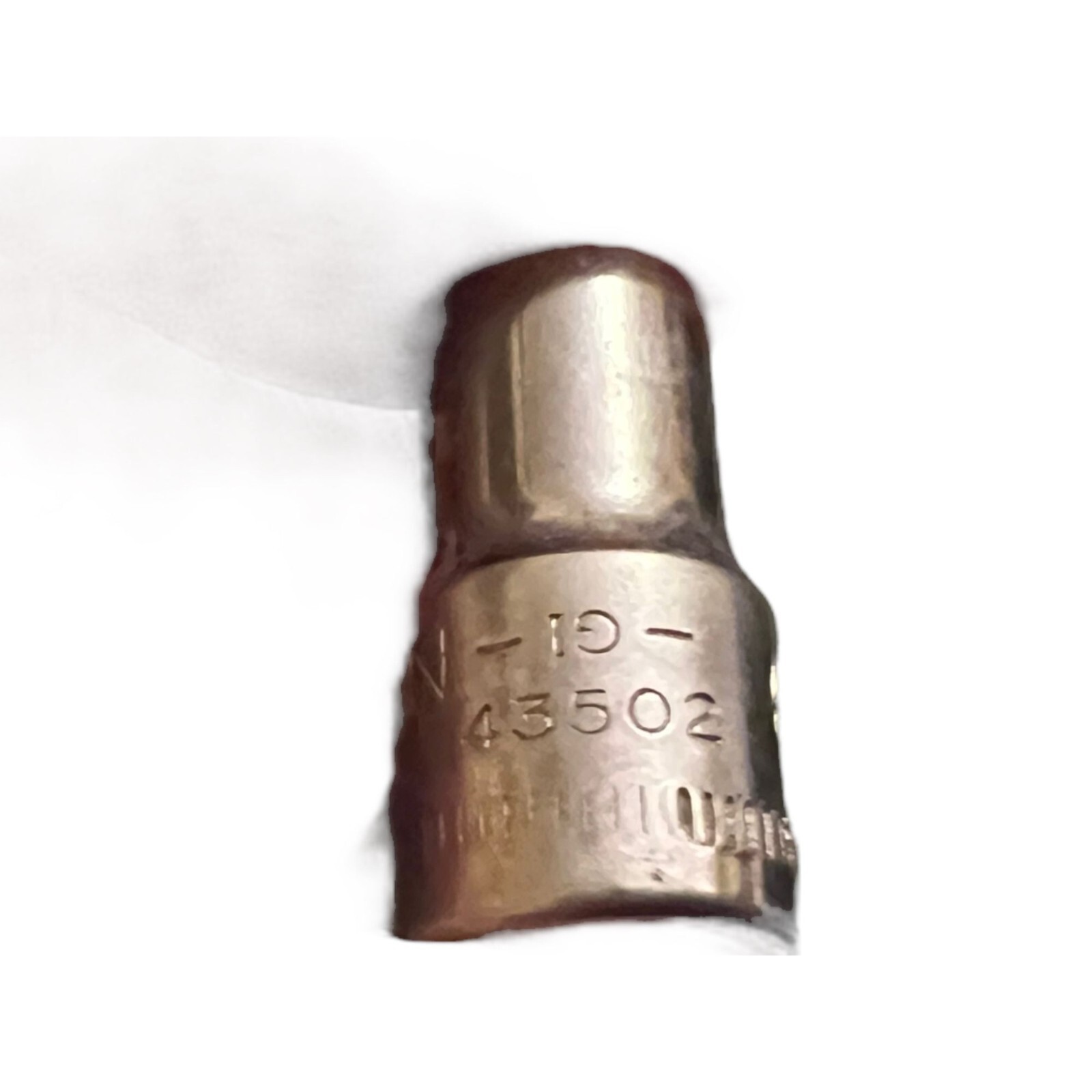 Lot of 4 Vintage Craftsman Metric Shallow Sockets 6 pt 1/4 drive 43514 43502