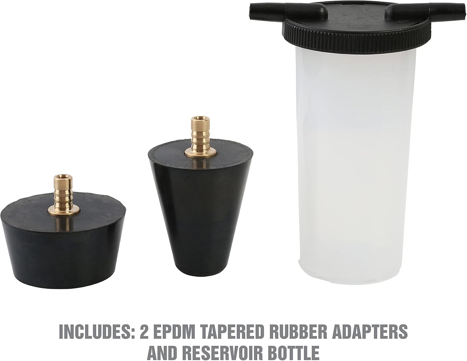 Power Steering Brake Bleeder Adapters Pack Rubber 3 Sizes Trapped Air Remover