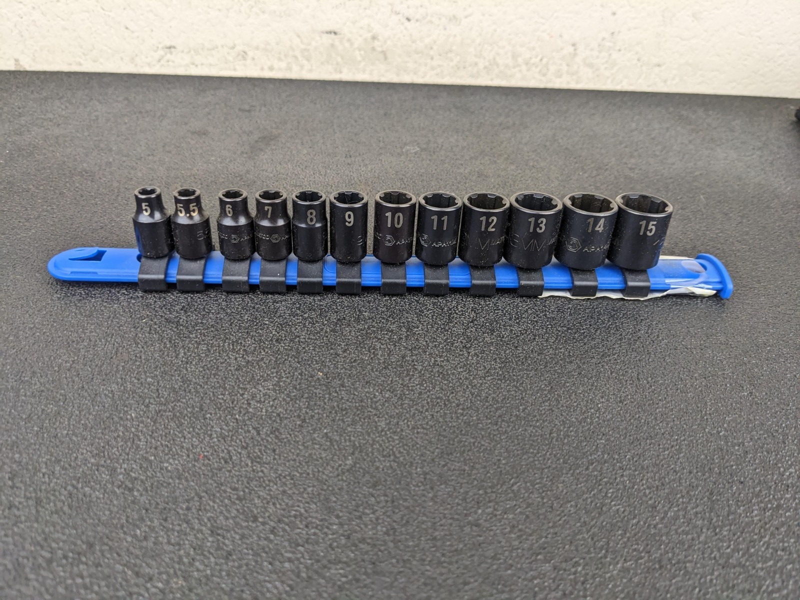 #bp108 Matco Tools NEW SAPMA12R 1/4″ Drive Pro Non Slip Impact Socket Set Metric