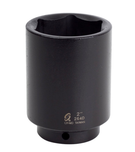 Sunex 264D, 6 Point, 1/2″ Drive Deep Impact Socket Standard Tools 6pt SAE 2″