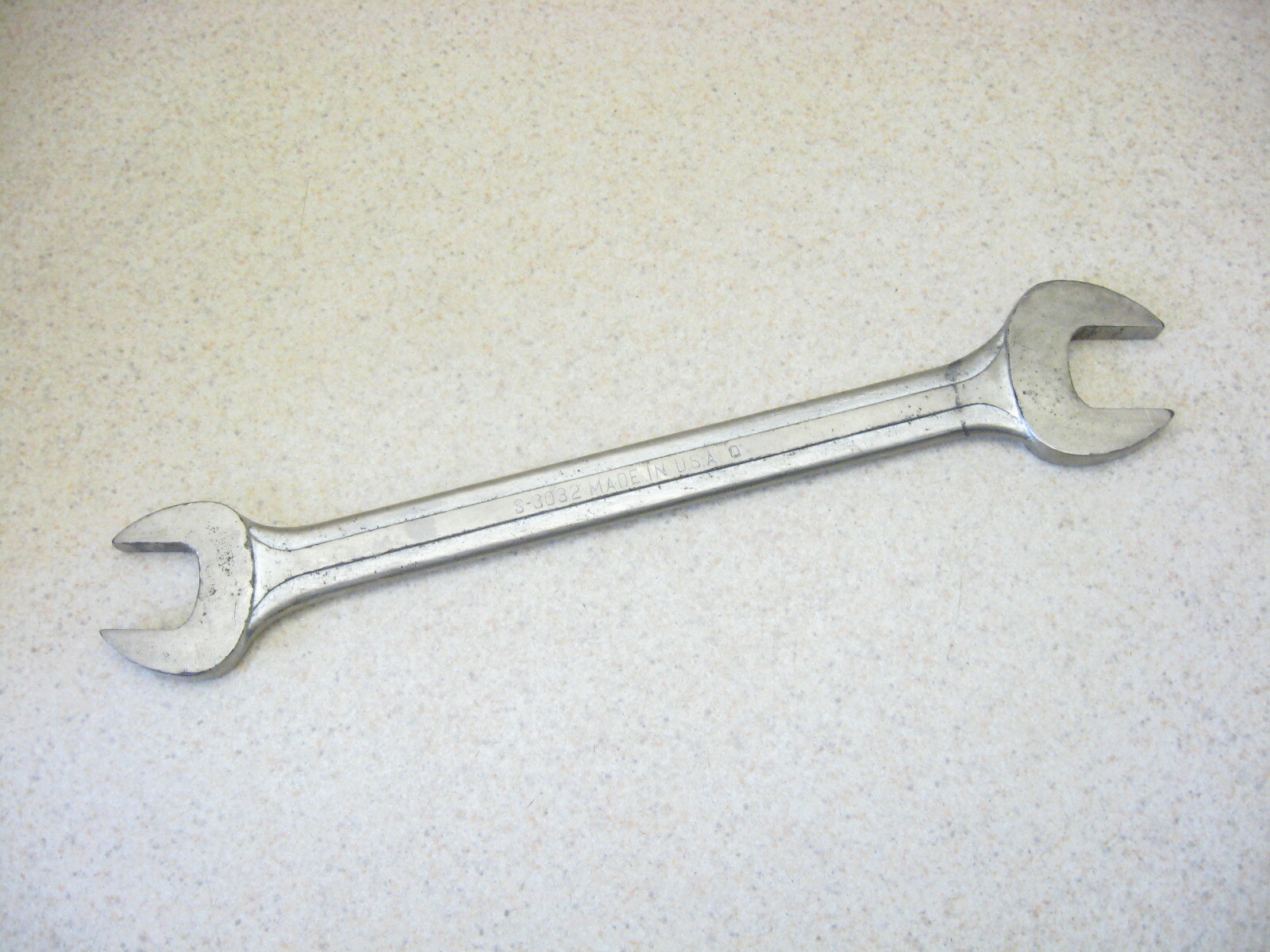 Blue Point Supreme by Snap-On S-3032 Double Open End Wrench 15/16″ x 1″ Vtg USA