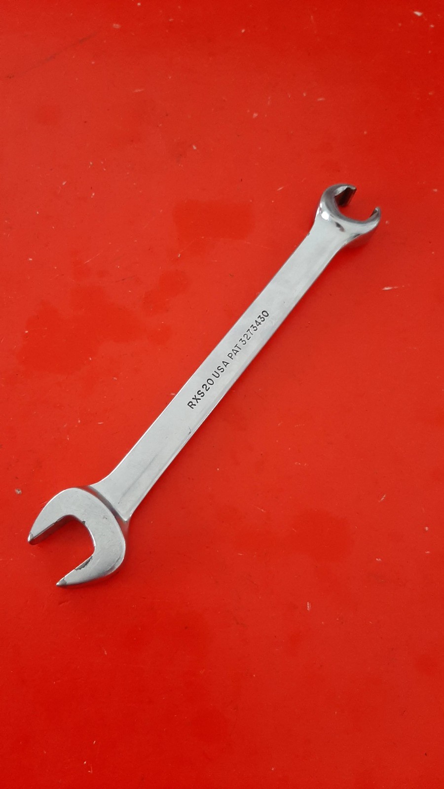 Snap-on Tools RXS20 5/8″ Open End Flare Nut Wrench 6pt Point USA ENGRAVED 327