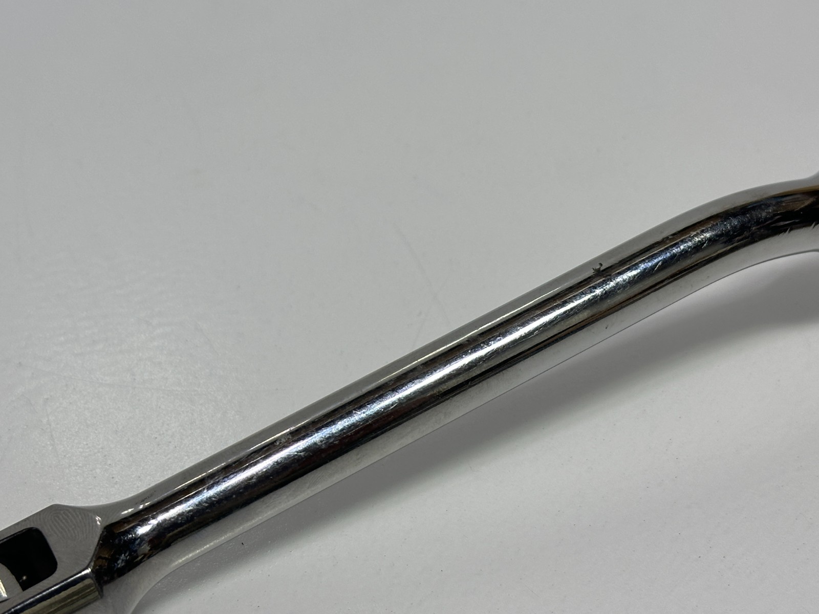 🇺🇸 Snap-on Tools USA Flex Head Oxygen Sensor Chrome Ratchet Wrench SWR1A 7/8″