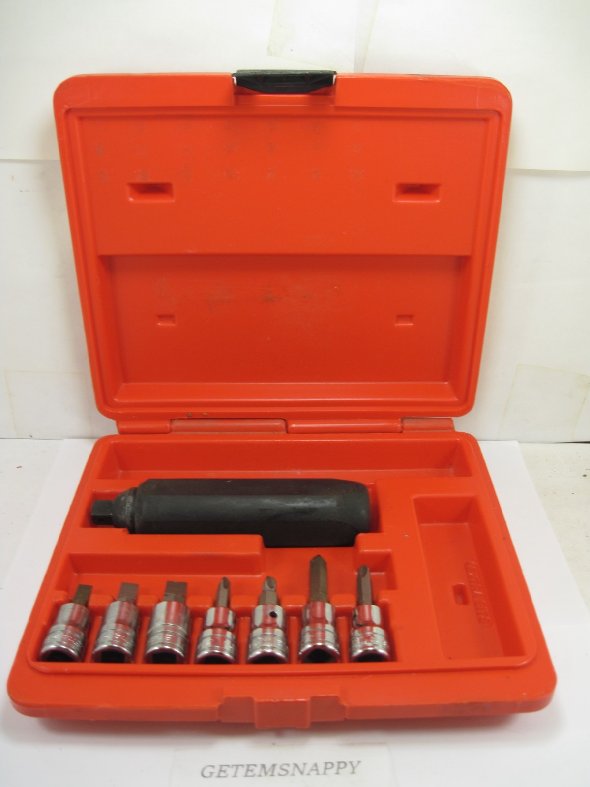Snap On 3/8″ Drive Hand Impact Driver Set PIT120 MINT