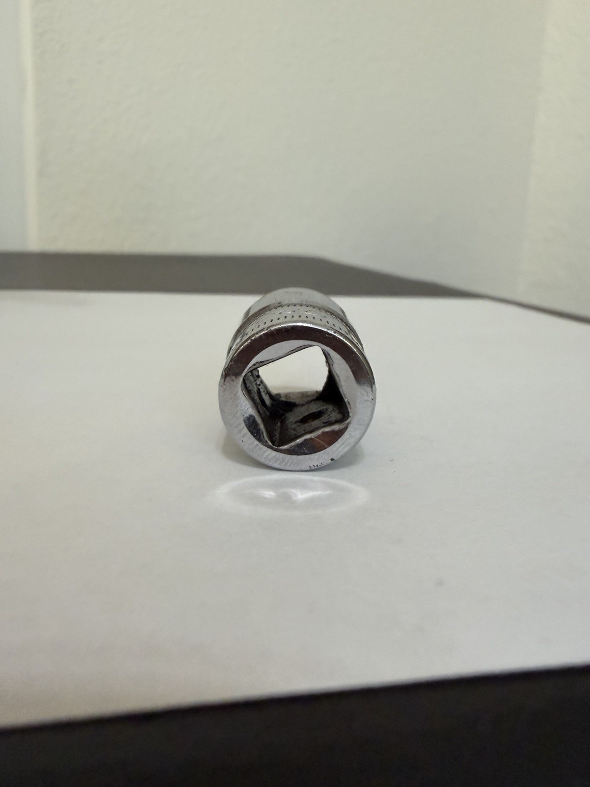 Snap-On Tools 3/8″ Dr. 14mm Metric 6 Point Shallow Chrome Socket FSM141A USA