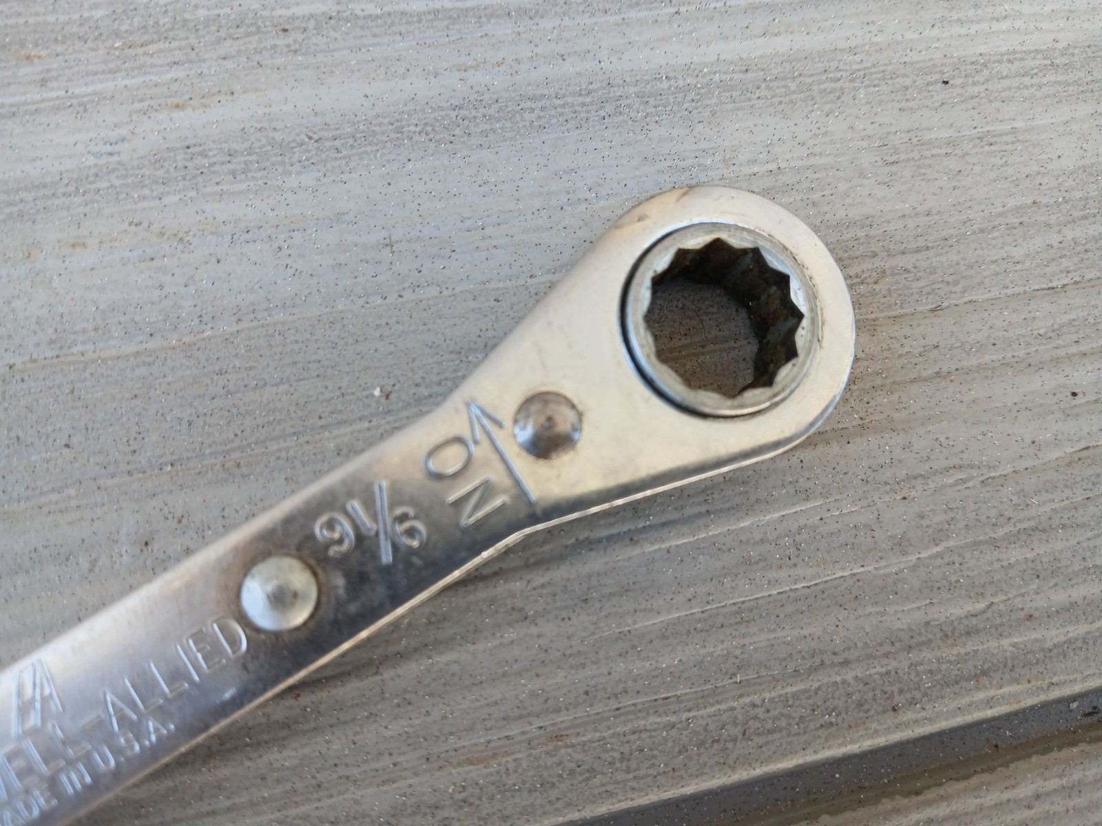 Vintage Cornwell Allied 5pc Set Standard SAE Ratcheting Double Box Wrench USA
