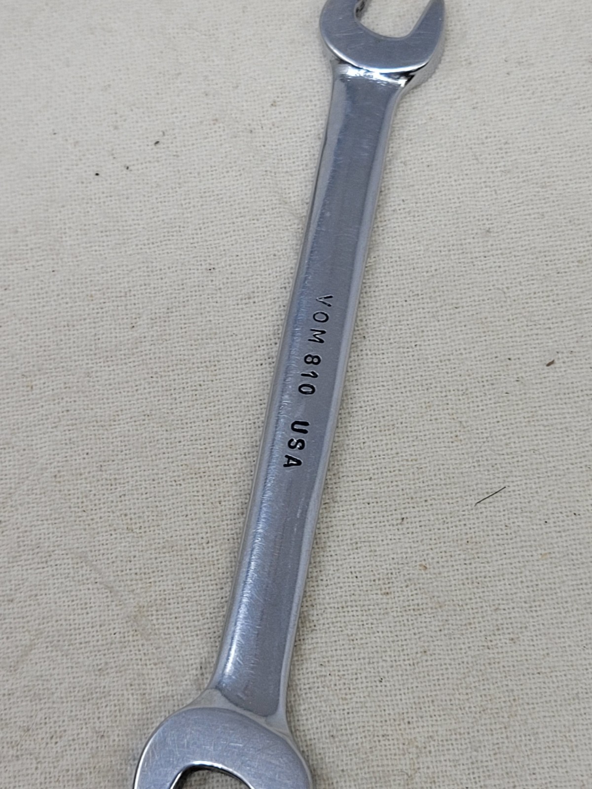 Snap-on Tools Vintage (8mm-10mm) Metric Double Open End Wrench, VOM810