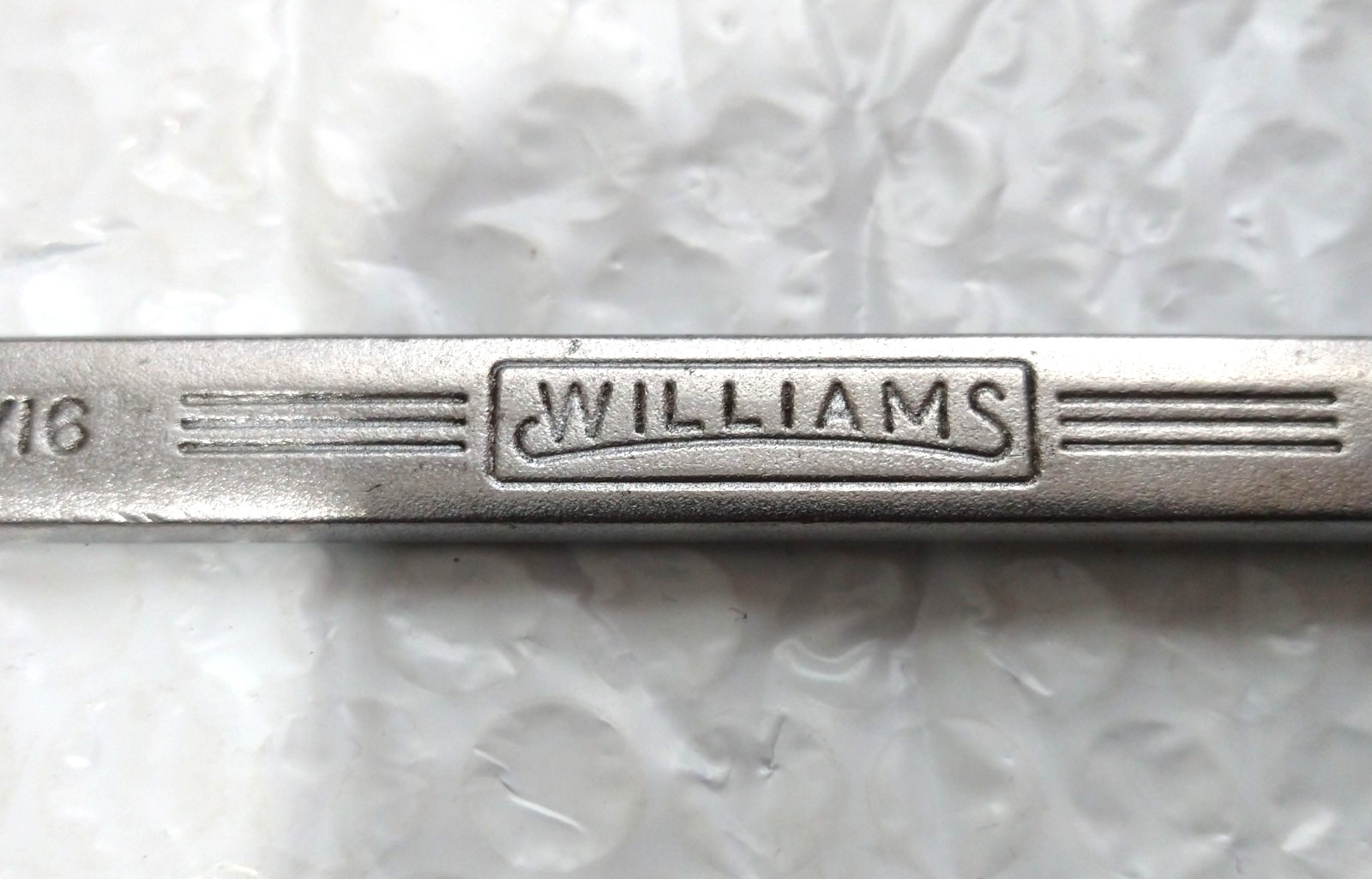 WILLIAMS TOOLS «SUPERRENCH» 1163, 9/16″ COMBINATION WRENCH, 8″ LONG, 12 POINT.
