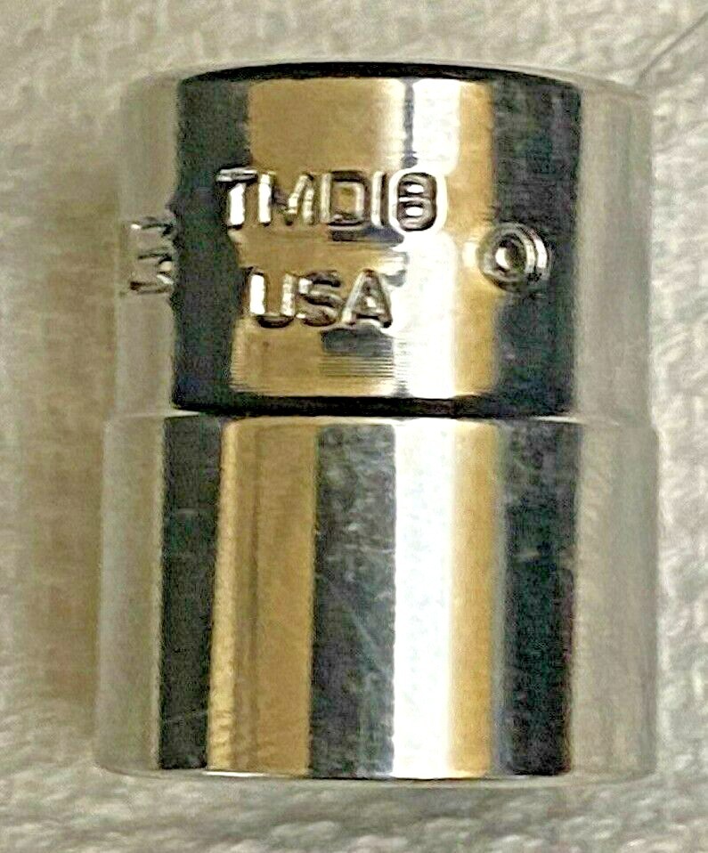 SNAP ON TMD18 1/4 INCH Drive 12 Point 9/16 INCH Shallow Socket NEW