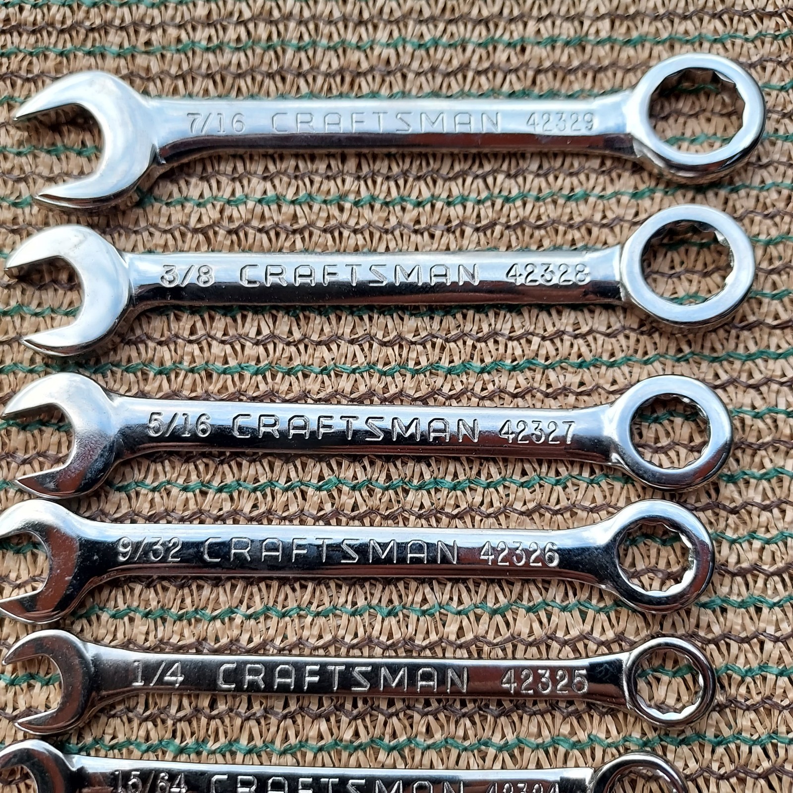 Craftsman Usa Ignition Wrench Sets 36pcs Metric & SAE Combination & Open/Angled