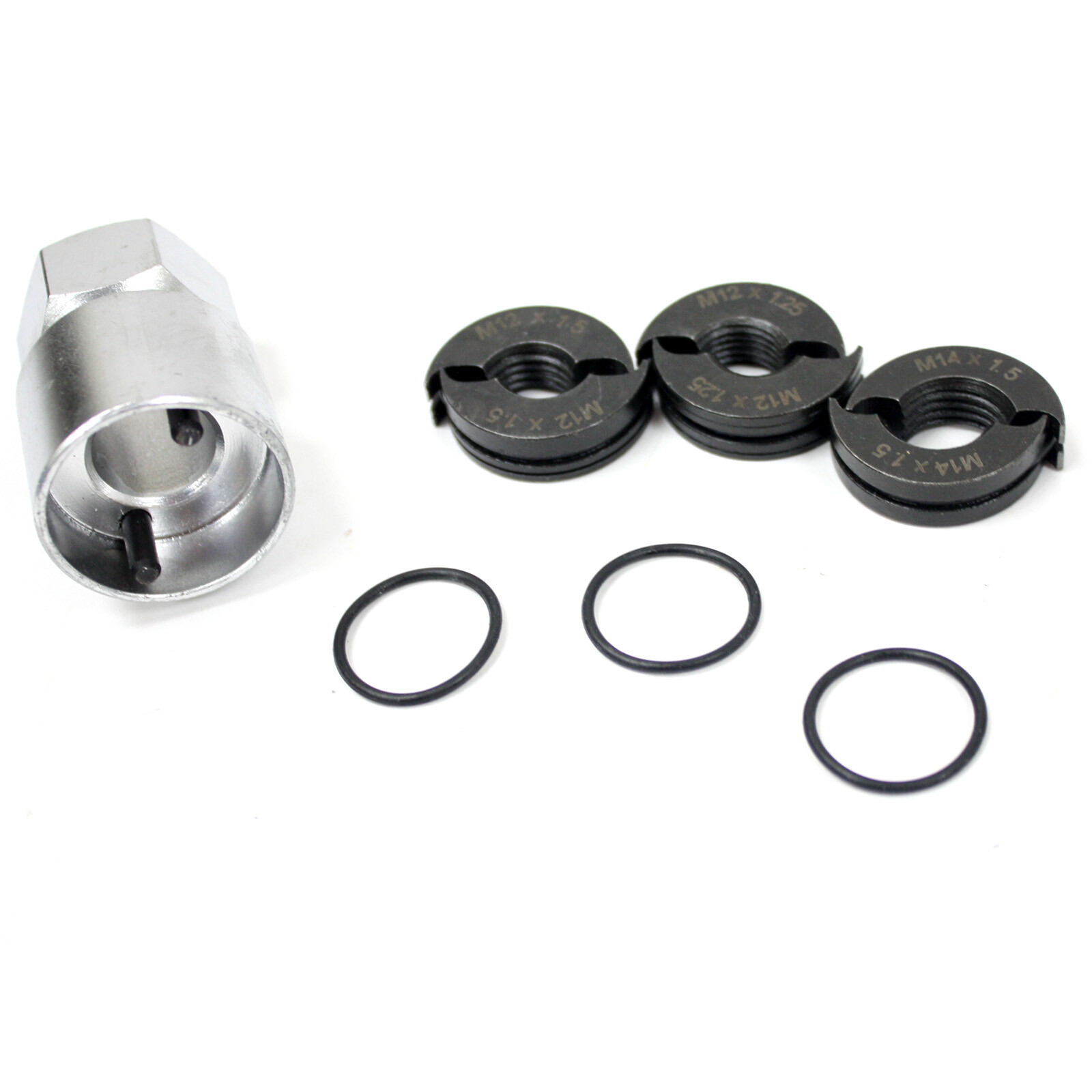Reverse Action Wheel Stud Thread Restorer Kit Automotive Repair Tool M12 M14