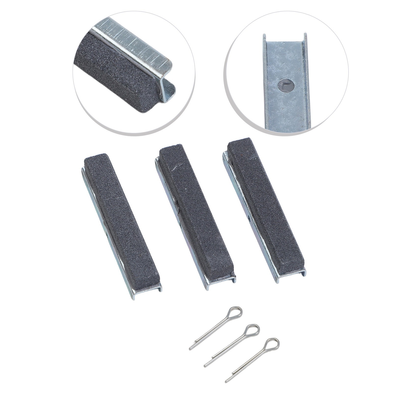 3 Pcs Engine Cylinder Hone Stone Set for Cylinder Honing Tool Replacement