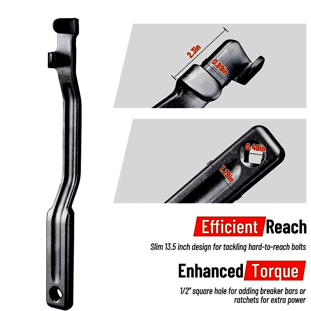Universal Wrench Extender Tool Bar – Extra Long Torque Adaptor Wrench Extension