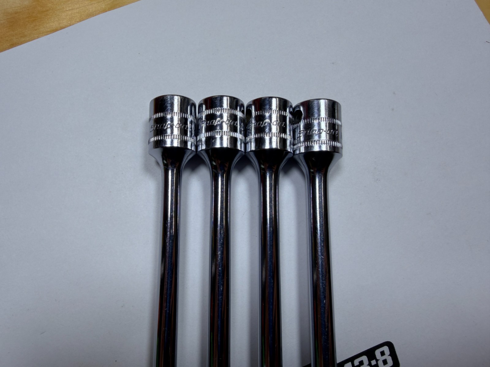 Snap-On Tools USA RARE 4pc 3/8″ Drive Metric Swivel Extension Socket Set FLXM804
