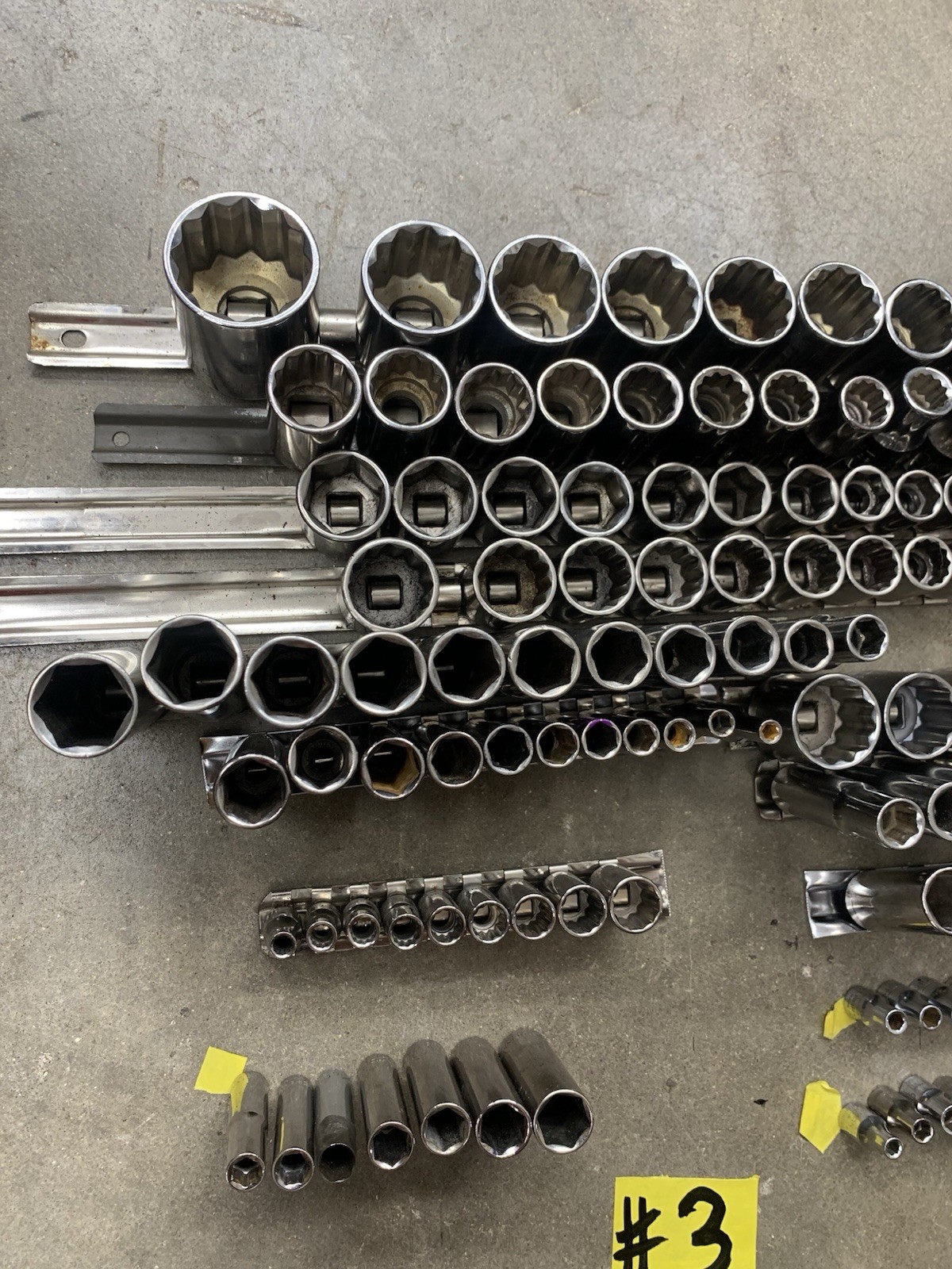 Craftsman 100% USA HUGE Socket Set Collection SAE/ Metric 1/4”, 3/8”, 1/2” [#3]