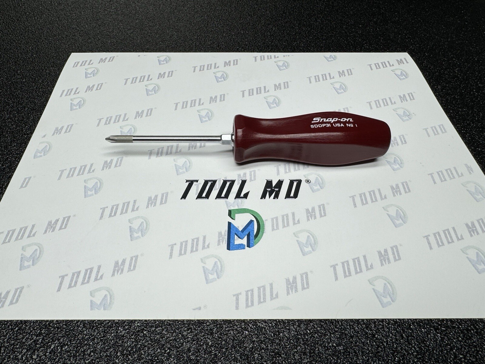 Snap-on Tools USA NOS RARE CRANBERRY Hard Grip #1 Phillips Screwdriver SDDP31