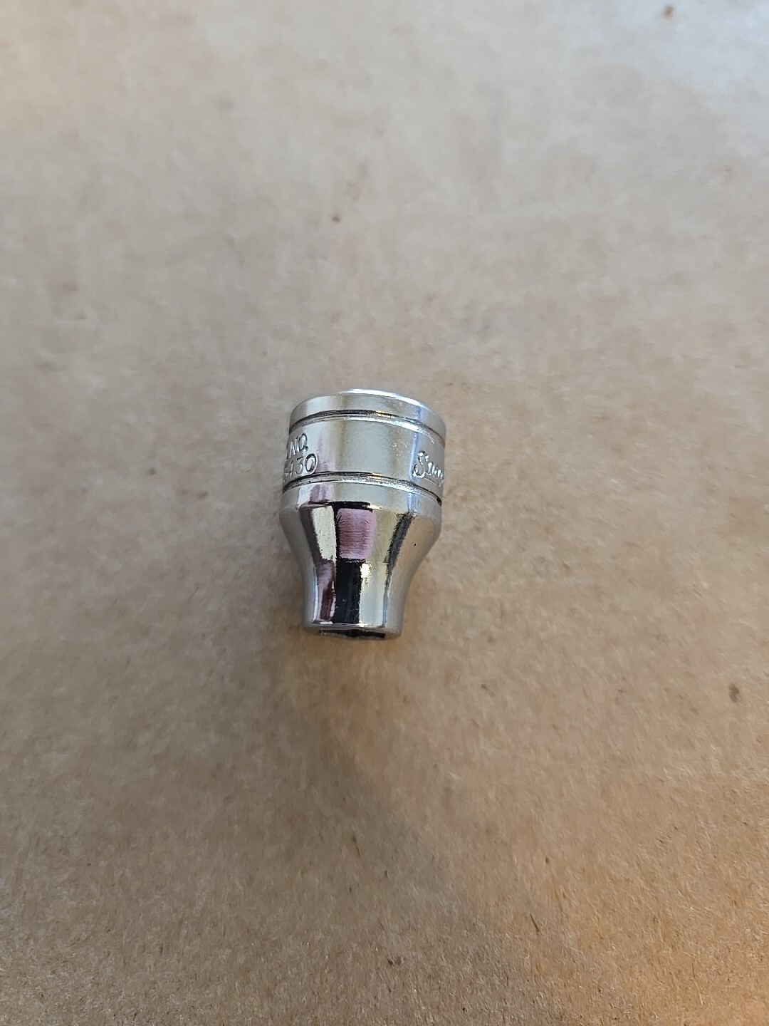 Snap On 3/8″ Drive 1/4″ 6PT Shallow Chrome Socket FS-081