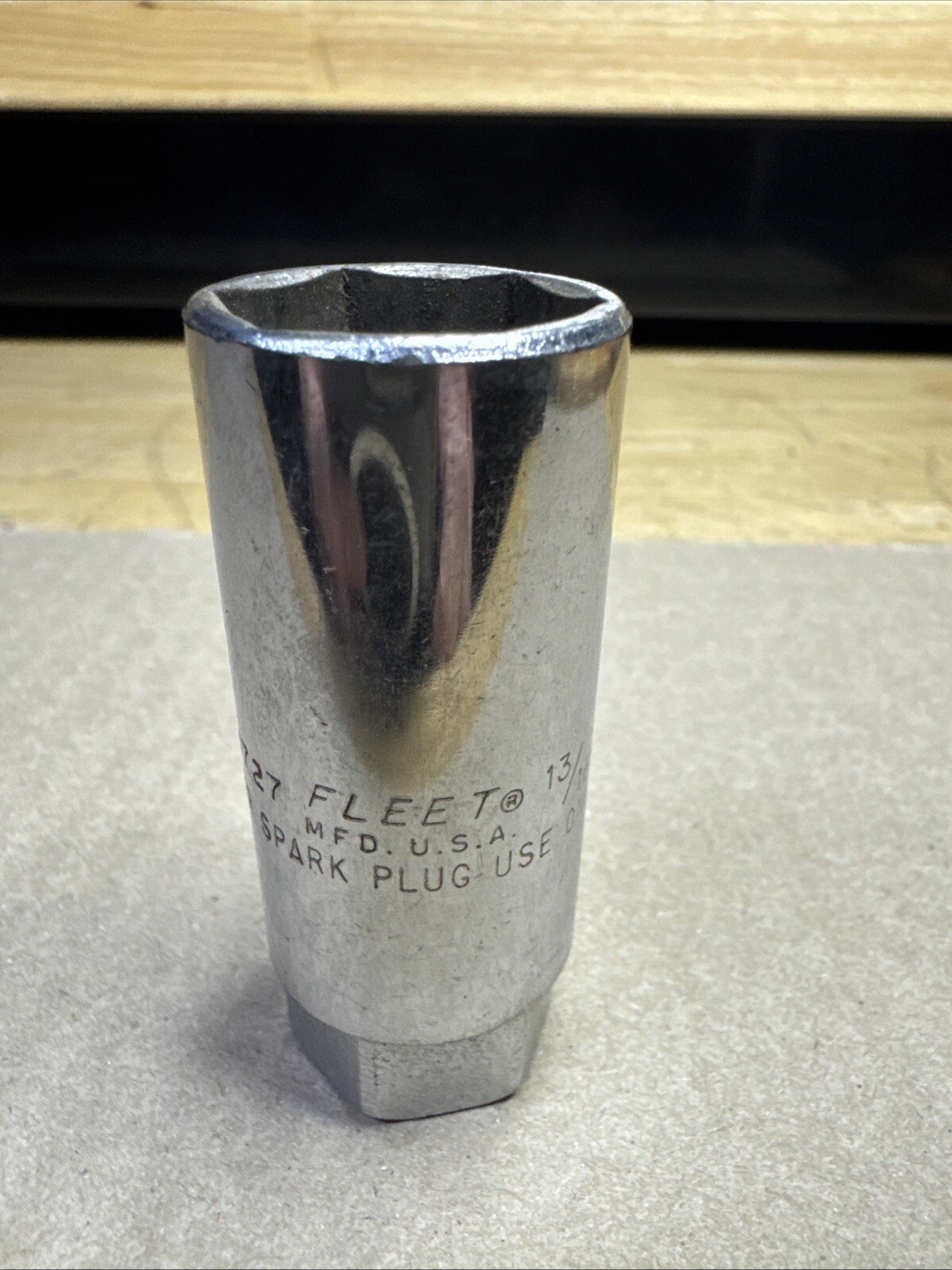 FLEET 1727 HP 13/16″ SAE 1/2″ Drive Spark Plug Socket Rare Tool NICE