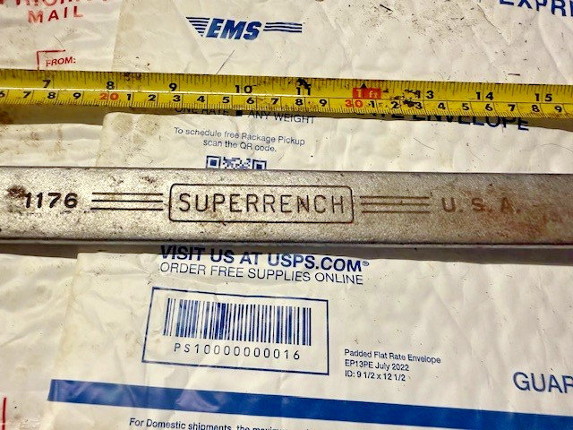 Williams Superrench #1176 1-7/16″SAE 12 Point Chrom Standard Combination Wrench