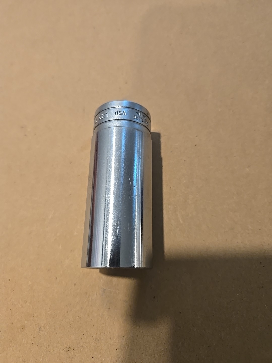 Snap On 1/2″ Drive 1″ 6PT SAE Deep Chrome Socket USA TS321