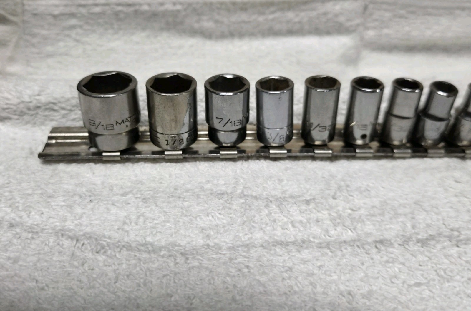 Matco Silver Eagle USA ¼» Drive Socket Set Gearwrench 84 Tooth Ratchet 81011F