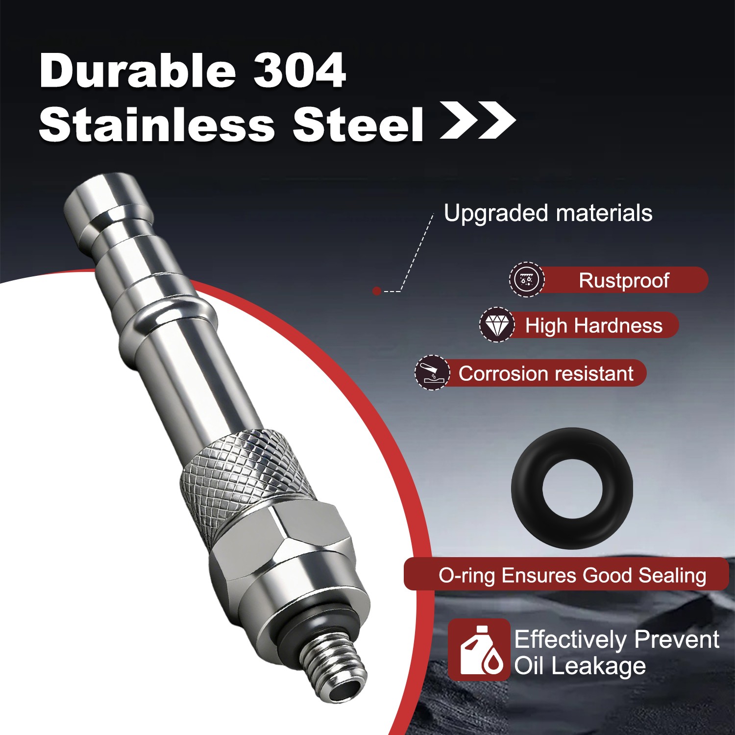 304 Stainless Steel ATF Fill Fitting for GMC Sierra 1500 2015-2019 51190