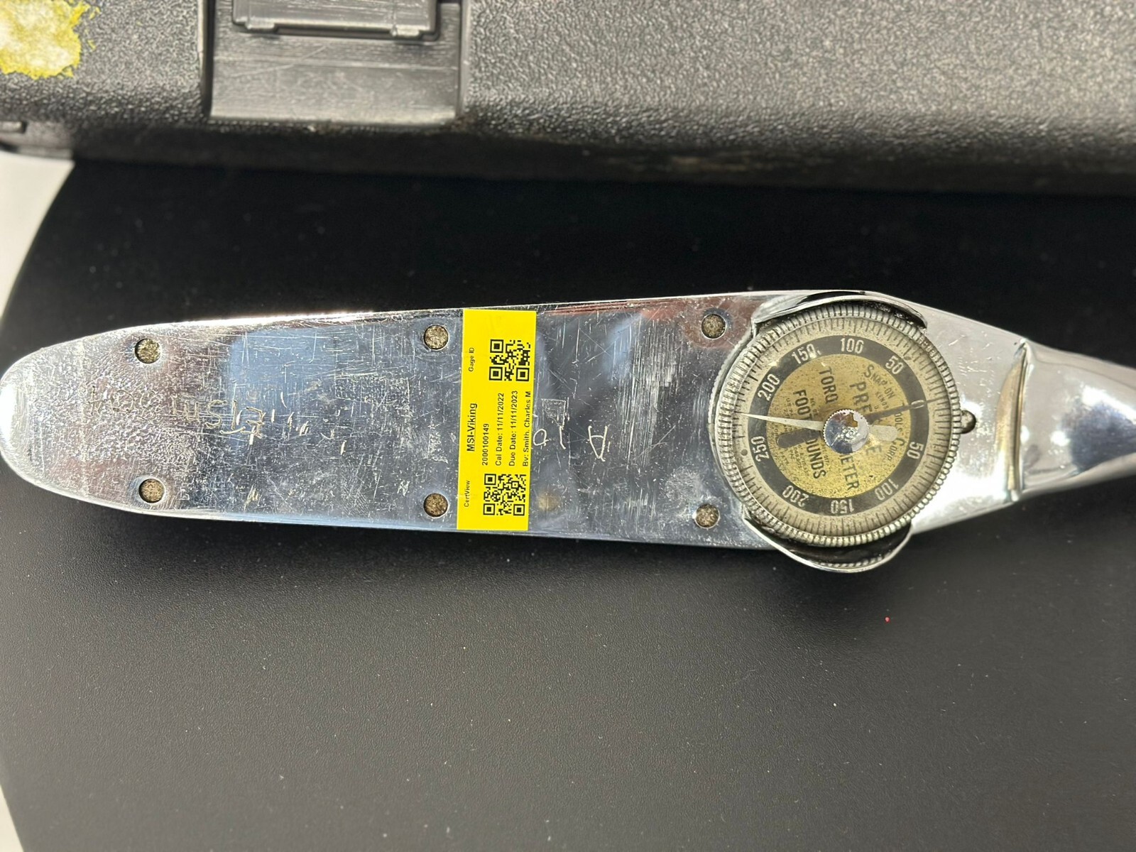 Snap-on TE250FU Torque 0-250 Ft-Lb, Torque Wrench, 1/2″ Drive – Pre-owned