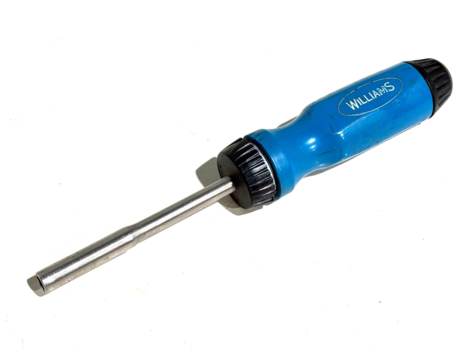 WILLIAMS TOOLS MAGNETIC RATCHETING SCREWDRIVER w/ BITS, WRS-1, USA