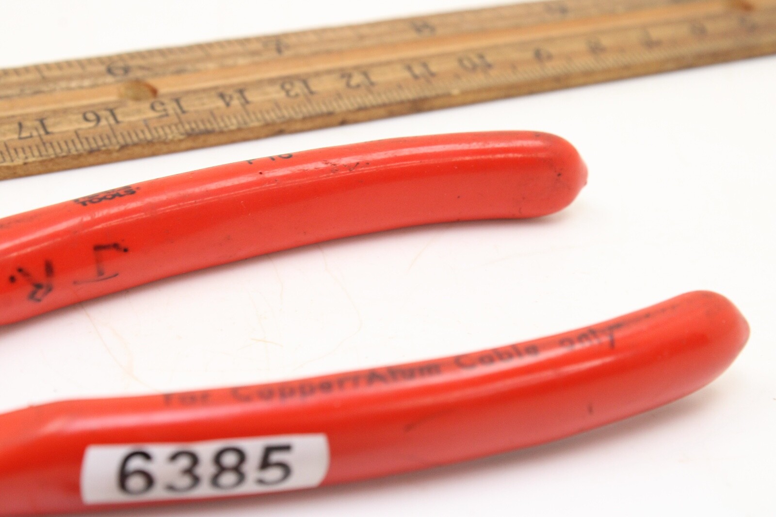 Mac Tools Knipex P16 6.5″ Red Handle Copper Aluminum Cable Only Cutters Germany