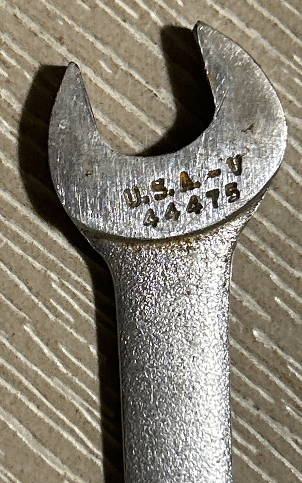 Vintage Craftsman 44475 -v- 3/8 » X 7/16 » tappet wrench open end-USA