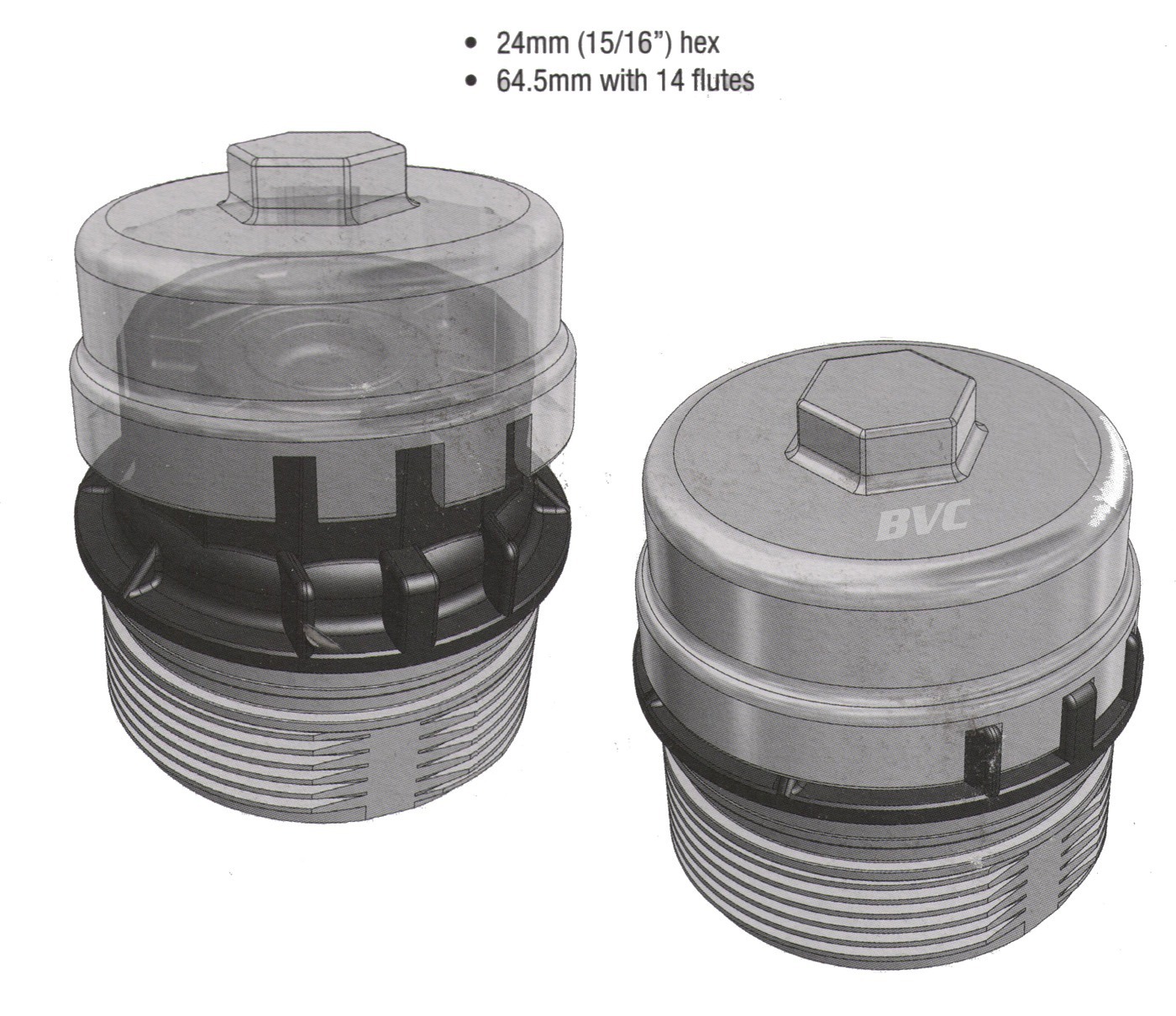 64.5 mm Canister Oil Filter Wrench for Toyota 4-Cylinder Engines – PBT 71110A