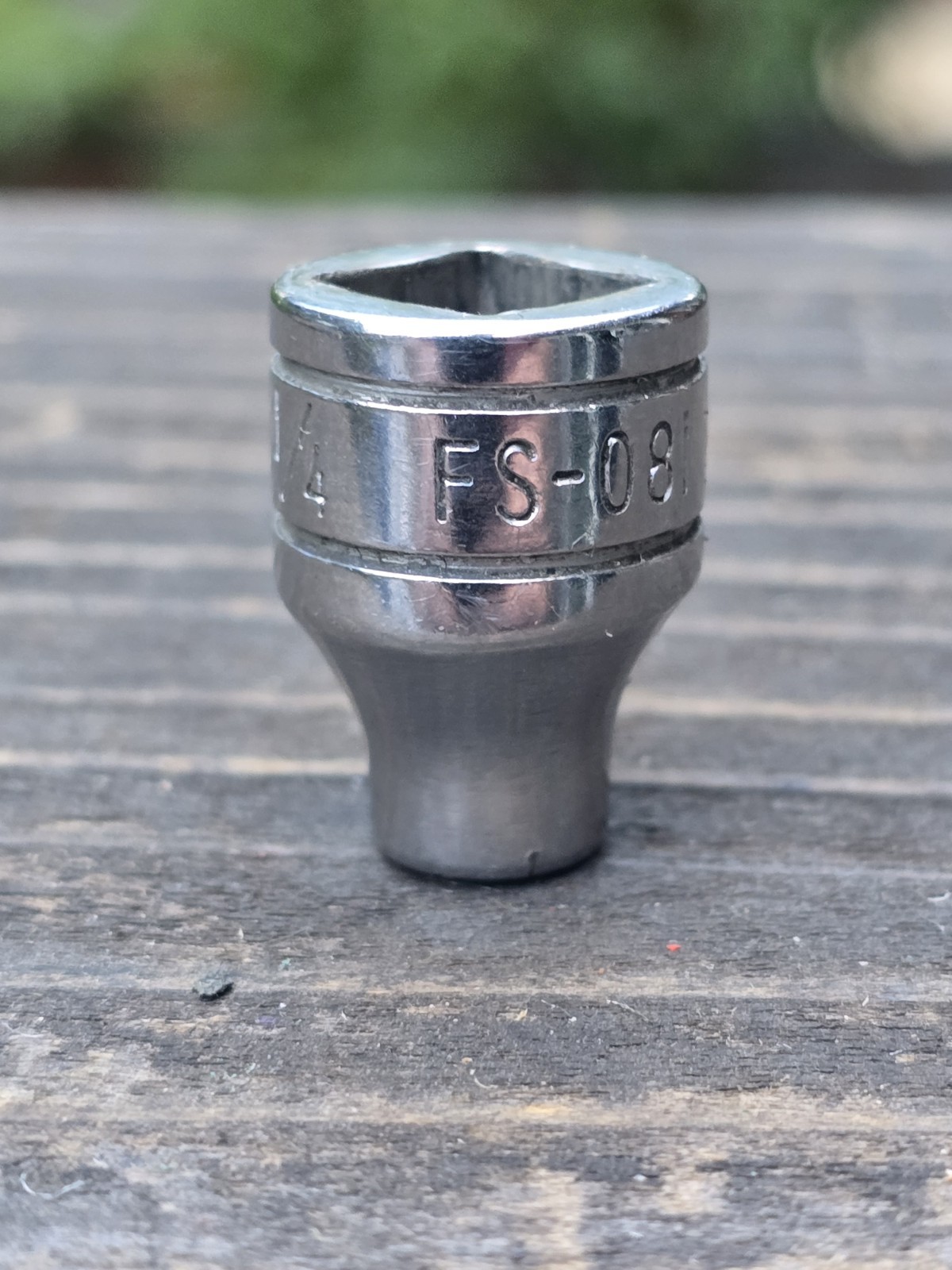 Snap On Tools FS081 3/8″ Drive 6pt Shallow Socket USA 1959