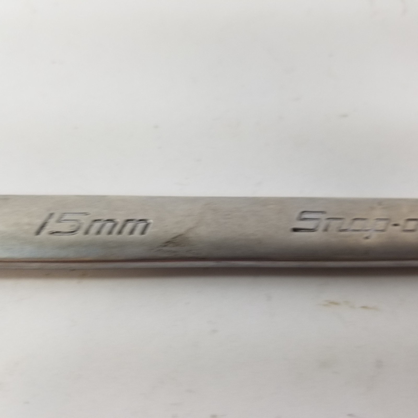 Snap On USA 15MM 12PT Metric Flank Drive Plus Chrome Combination Wrench SOEXM15