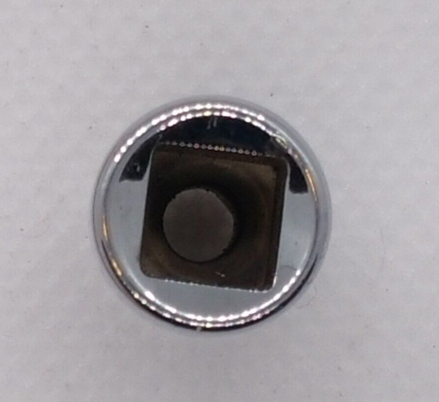 Vintage Craftsman 1/4″ Drive 4MM 6 Point Shallow Socket Metric EE 43505 USA NOS