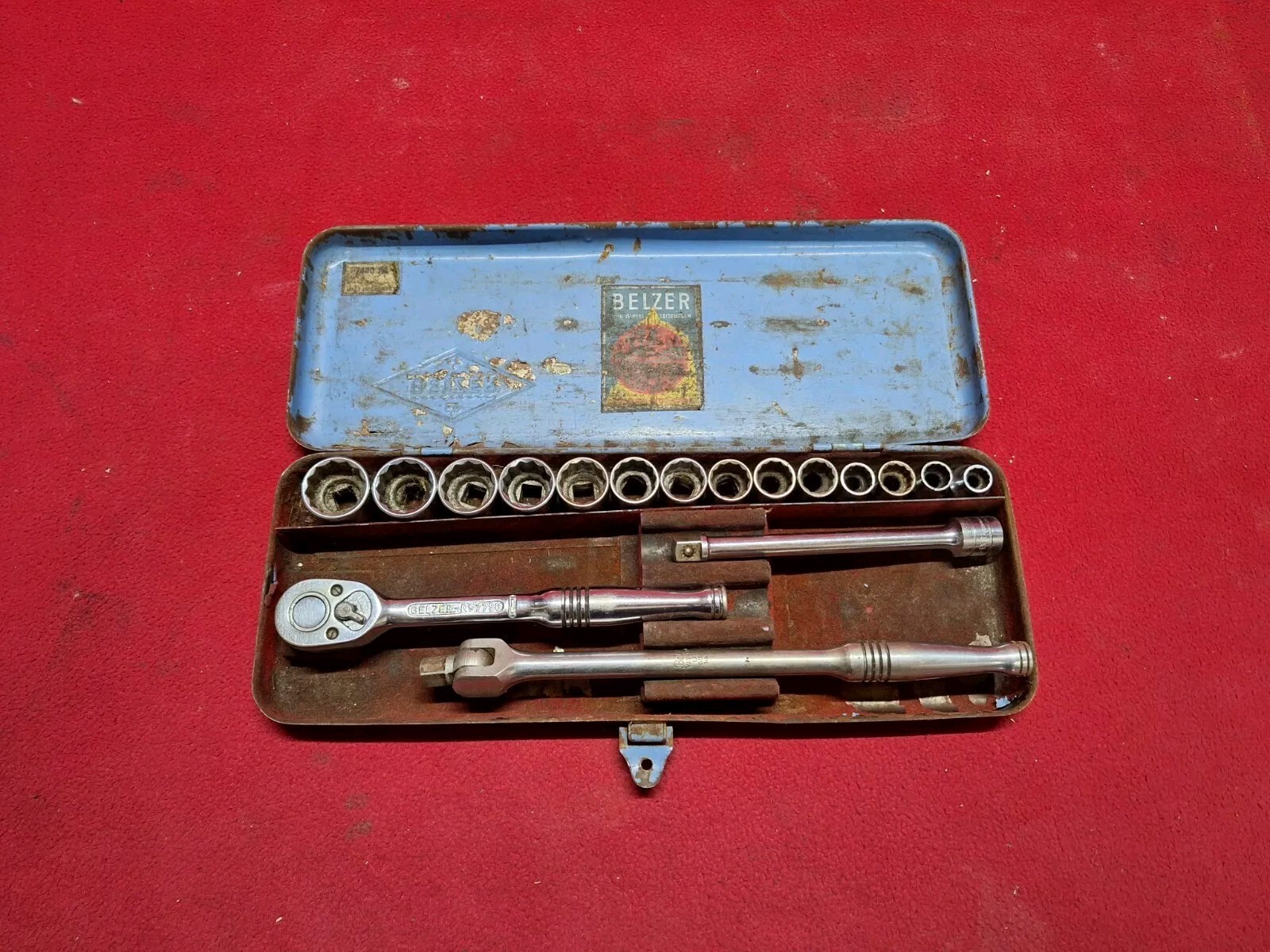 Belzer 7440 Socket Set Industrial Quality Tool 1/2